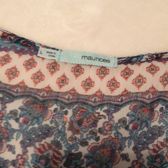 Maurice’s sheer boho top large - Picture 5 of 5